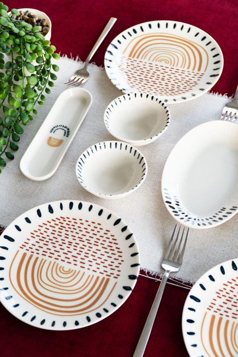 Hermia Set de Desayuno Yakamoz 16 Multicolor